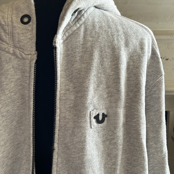 True Religion retro full zip up hoodie - Picture 2 of 4